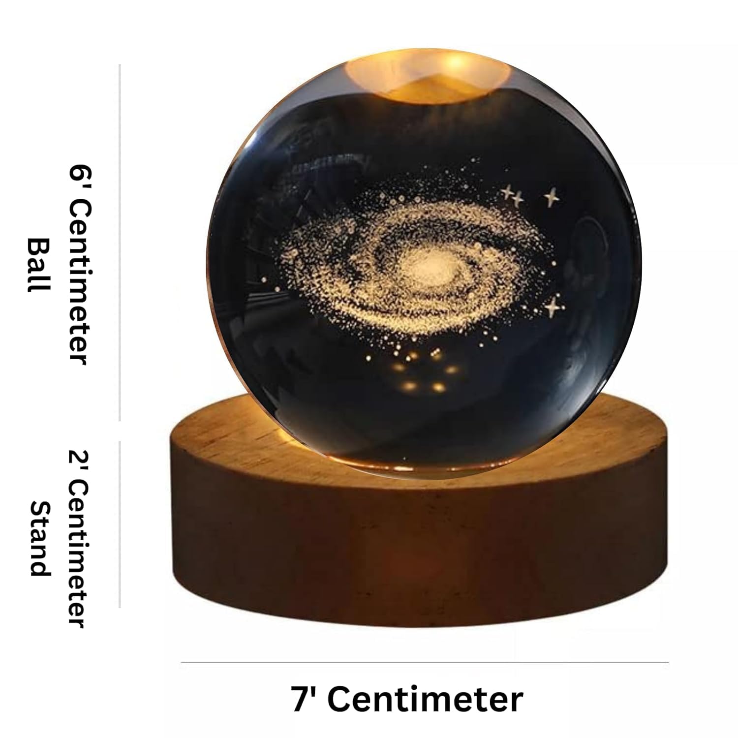 Galaxy Crystal Ball Night Lamp