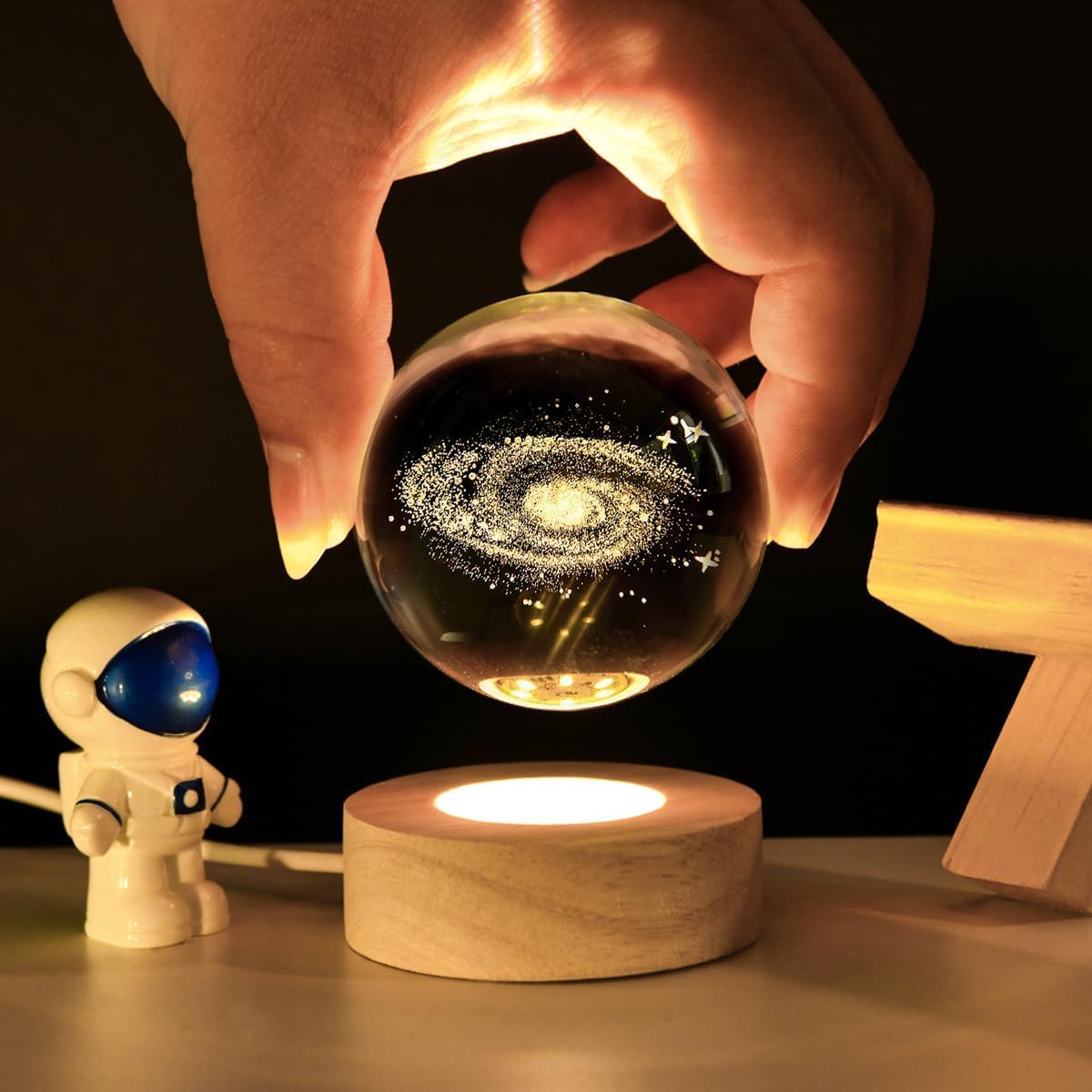 Galaxy Crystal Ball Night Lamp