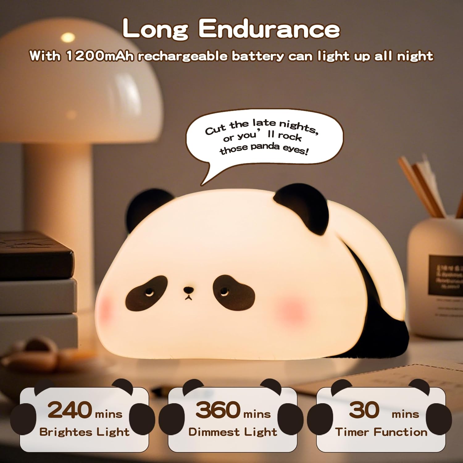 Cute Panda Lamp