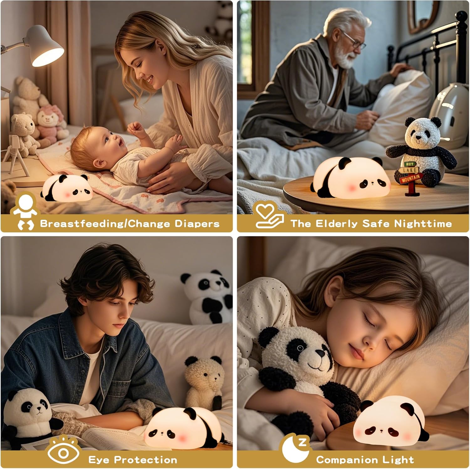 Cute Panda Lamp